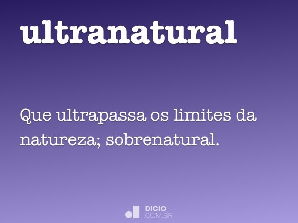 ultranatural