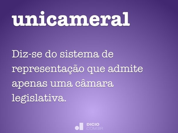 unicameral