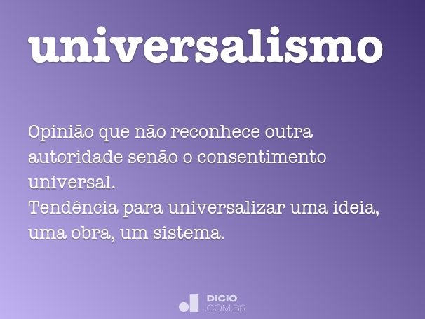 universalismo