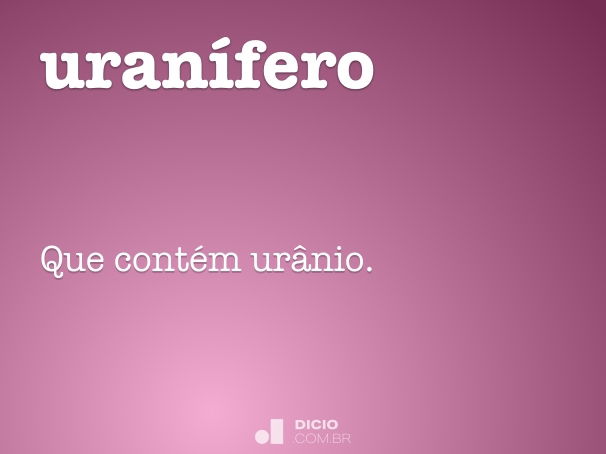 uranífero