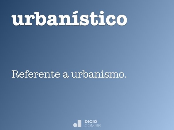 urbanístico