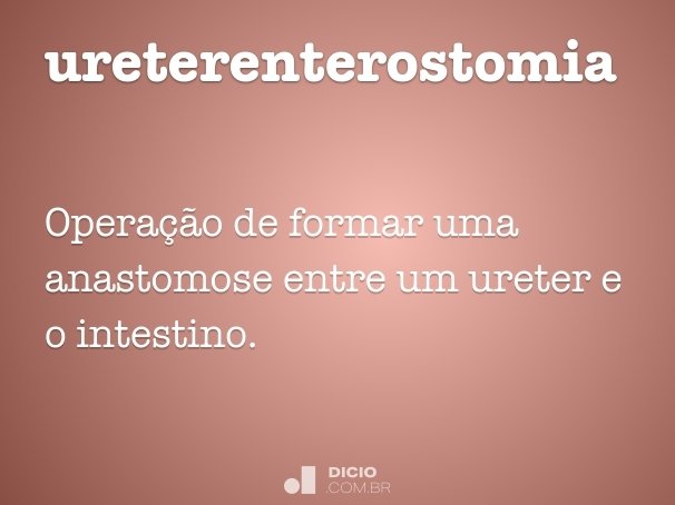 ureterenterostomia