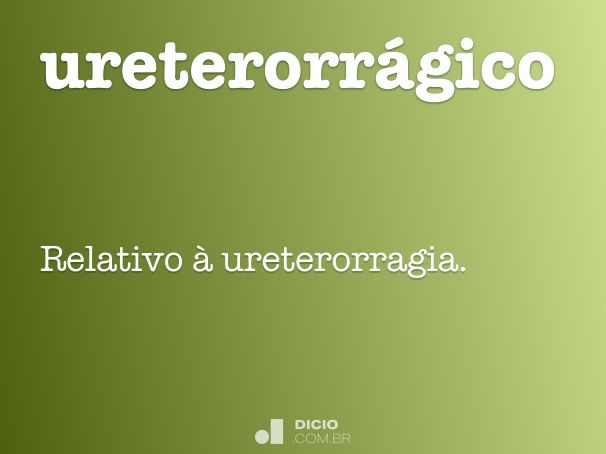 ureterorrágico