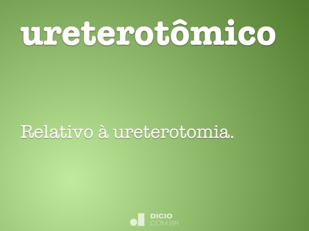 ureterotômico