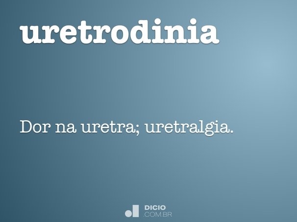 uretrodinia