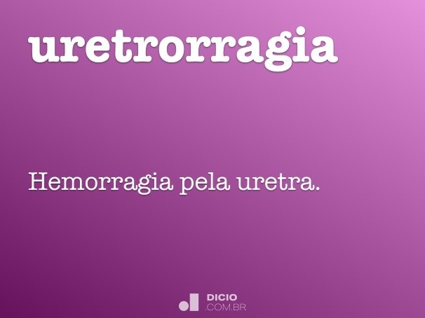 uretrorragia