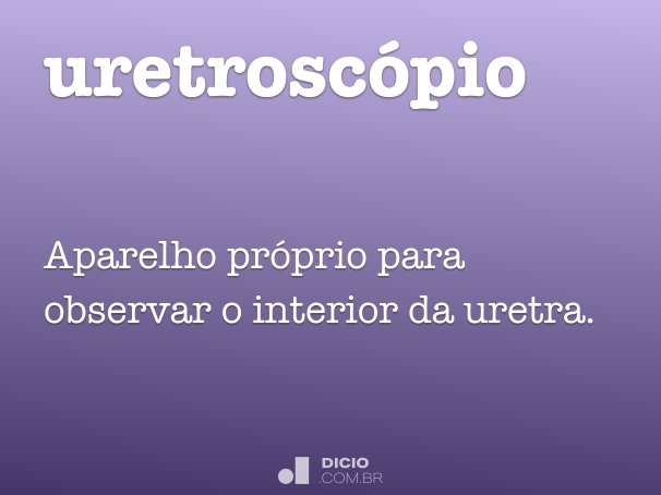 uretroscópio