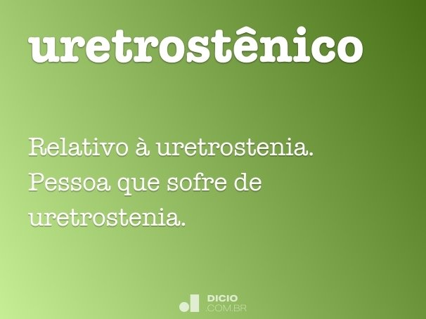 uretrostênico