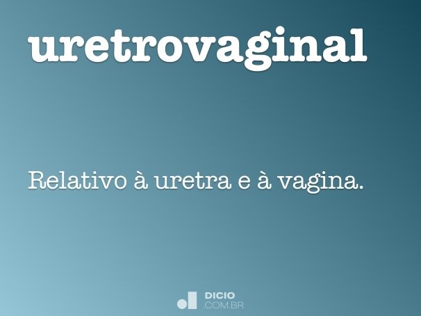 uretrovaginal