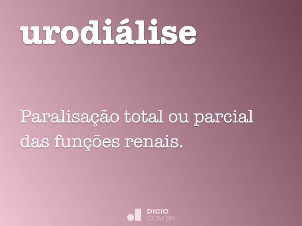 urodiálise