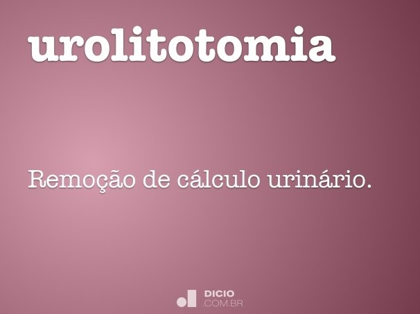 urolitotomia