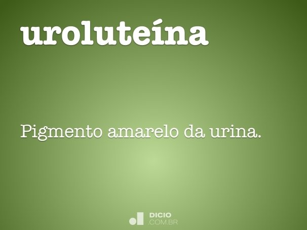 uroluteína