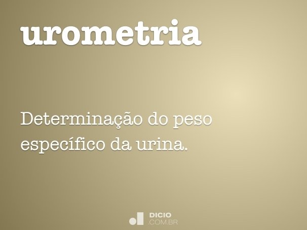 urometria