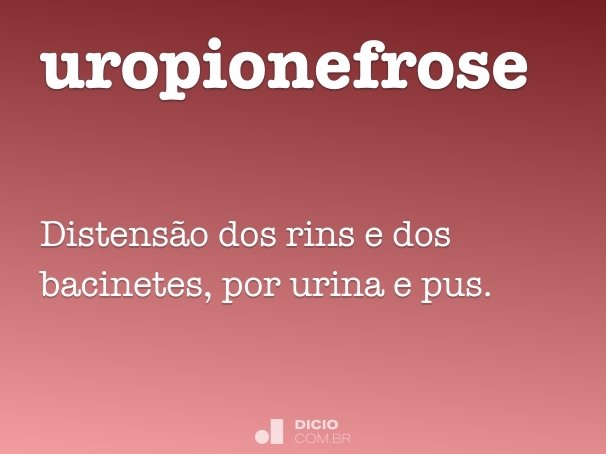 uropionefrose