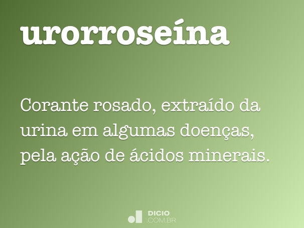 urorroseína