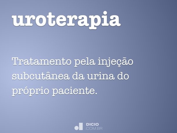 uroterapia