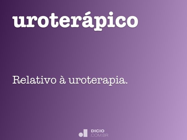 uroterápico
