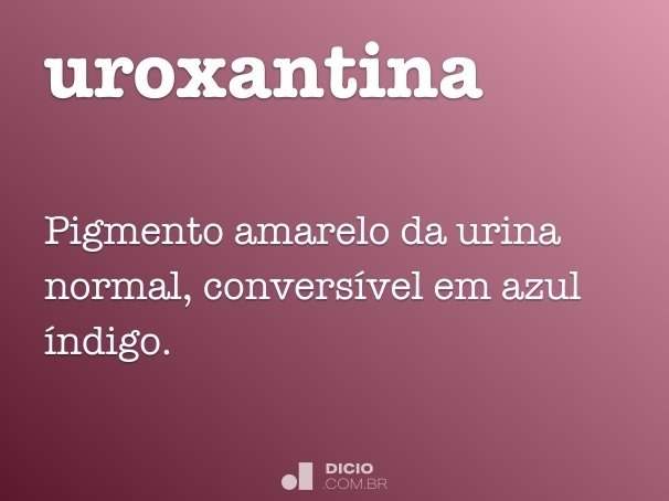 uroxantina