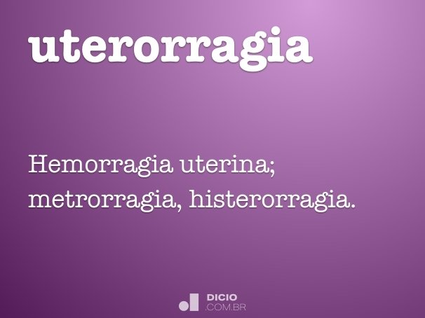 uterorragia