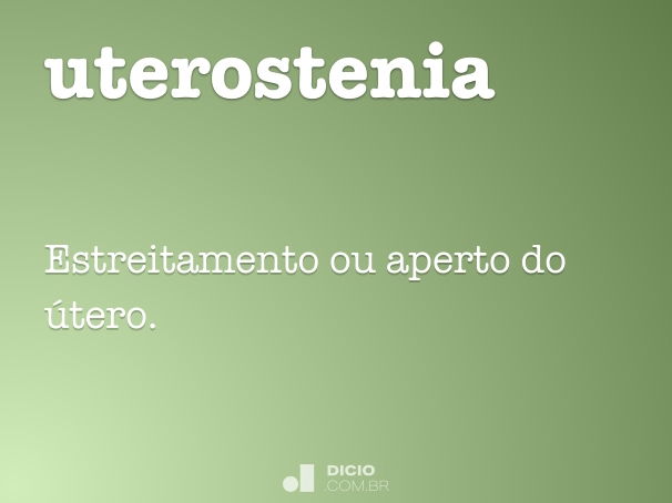 uterostenia