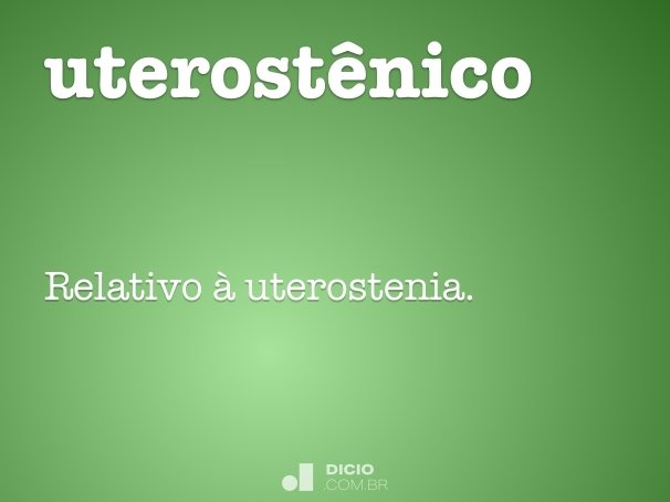 uterostênico
