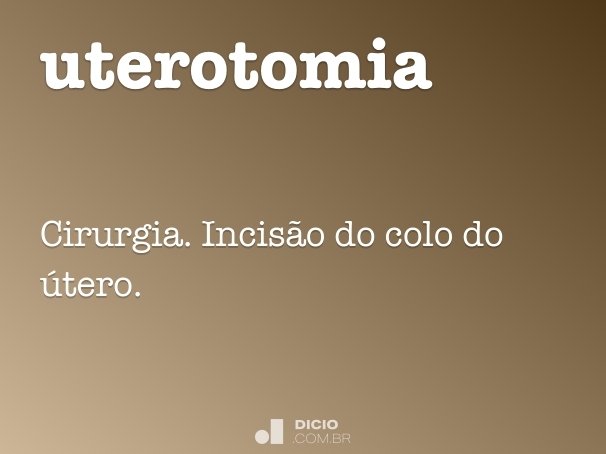 uterotomia