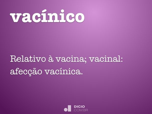 vacínico