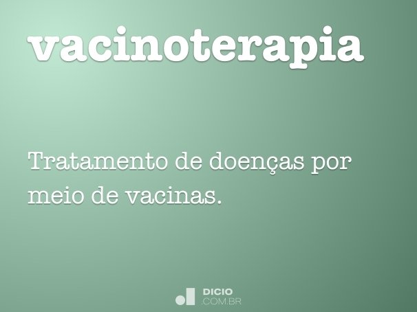 vacinoterapia