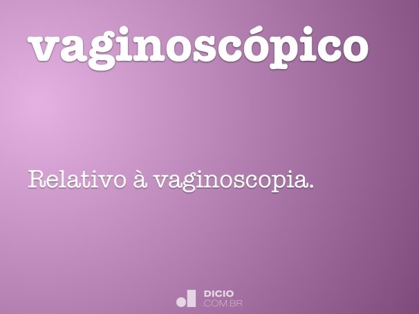 vaginoscópico