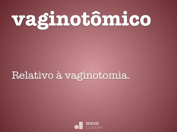 vaginotômico