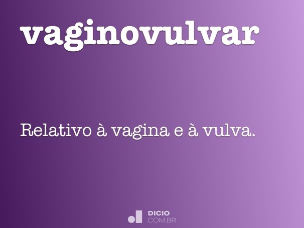 vaginovulvar