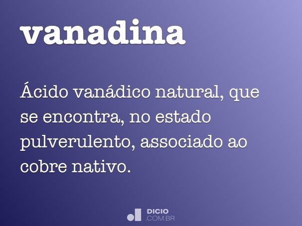 vanadina