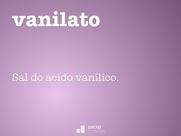 vanilato