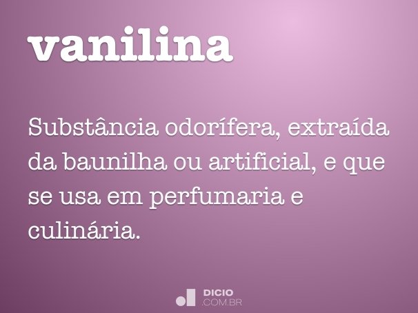 vanilina