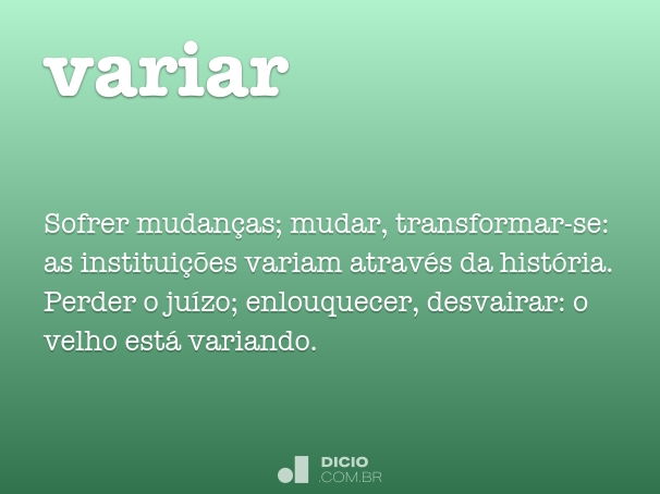 variar