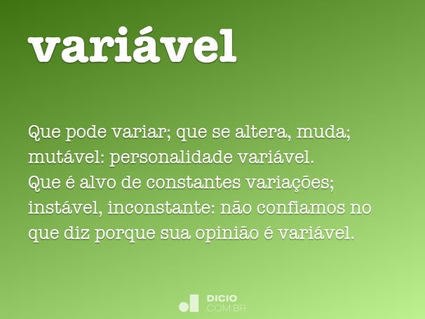 variável