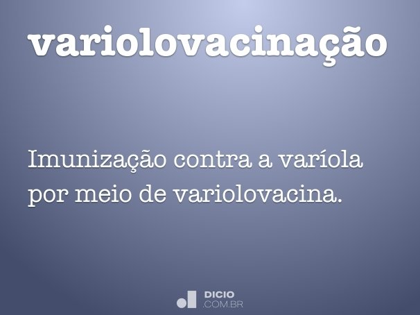 variolovacinação
