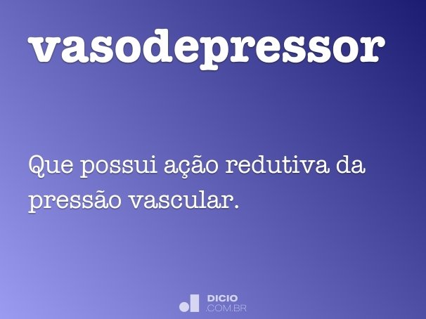 vasodepressor