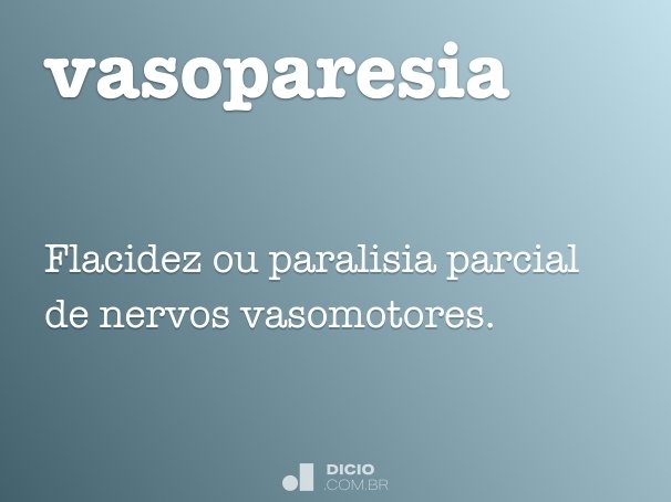 vasoparesia
