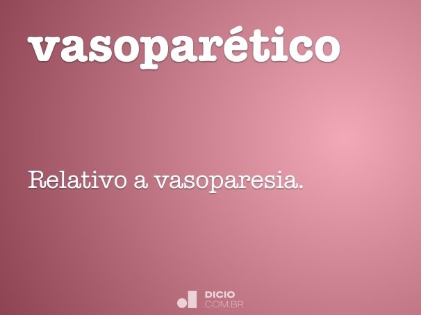 vasoparético
