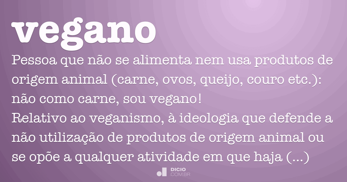 Vegano dicio dicion rio online de portugu s