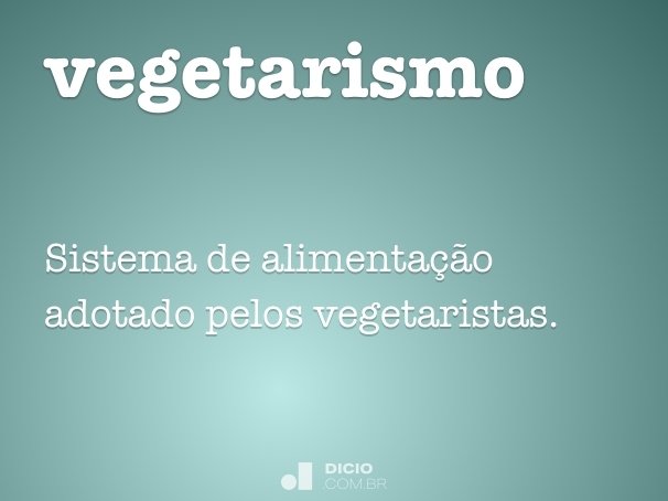 vegetarismo