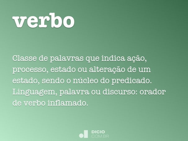 O Que é O Verbo