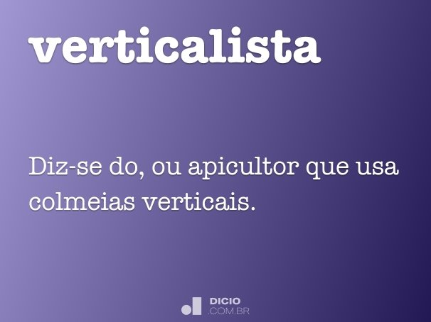 verticalista