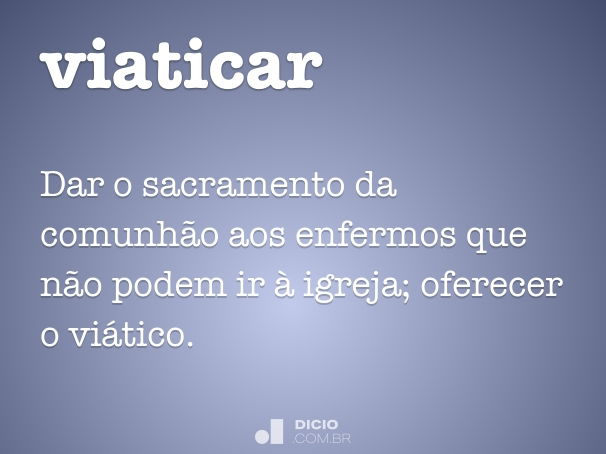 viaticar