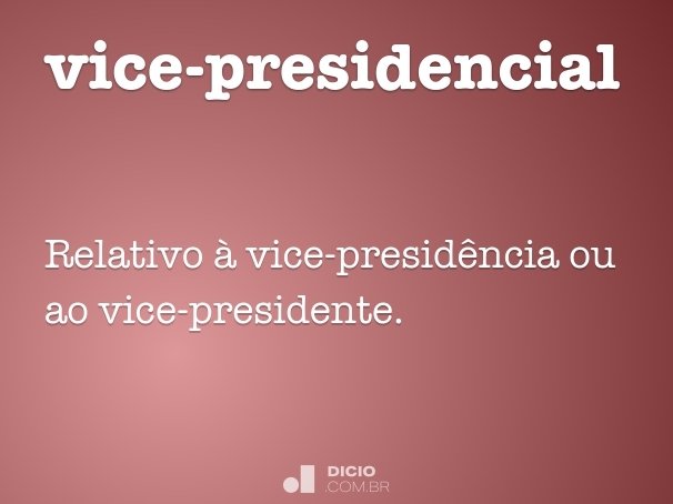 vice-presidencial