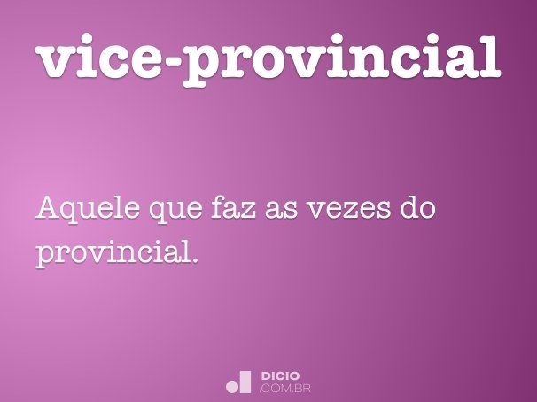 vice-provincial
