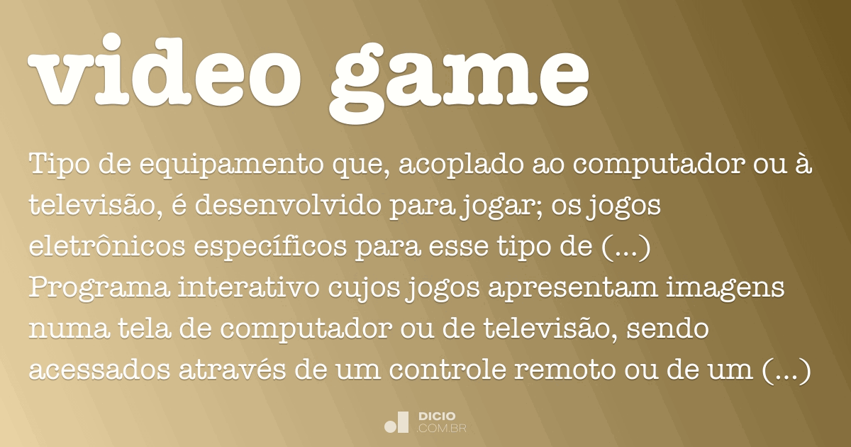 Dicionário Gamer