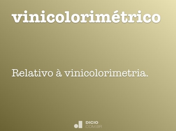 vinicolorimétrico