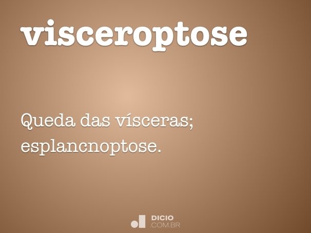 visceroptose